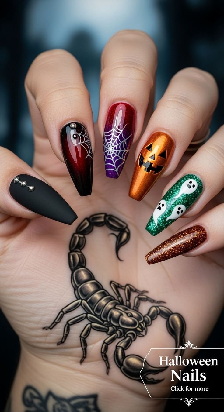 October Nails 2026 Halloween And Fall Nail Ideas